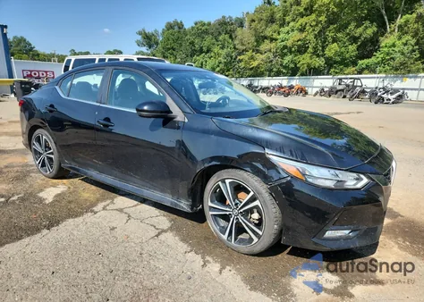 2021 Nissan Sentra Sr из США, поврежденный, VIN 3N1AB8DV0MY223141